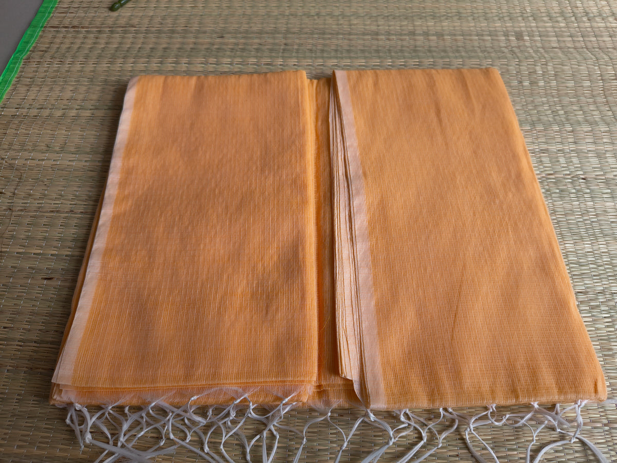 Peach Haze Kota Saree