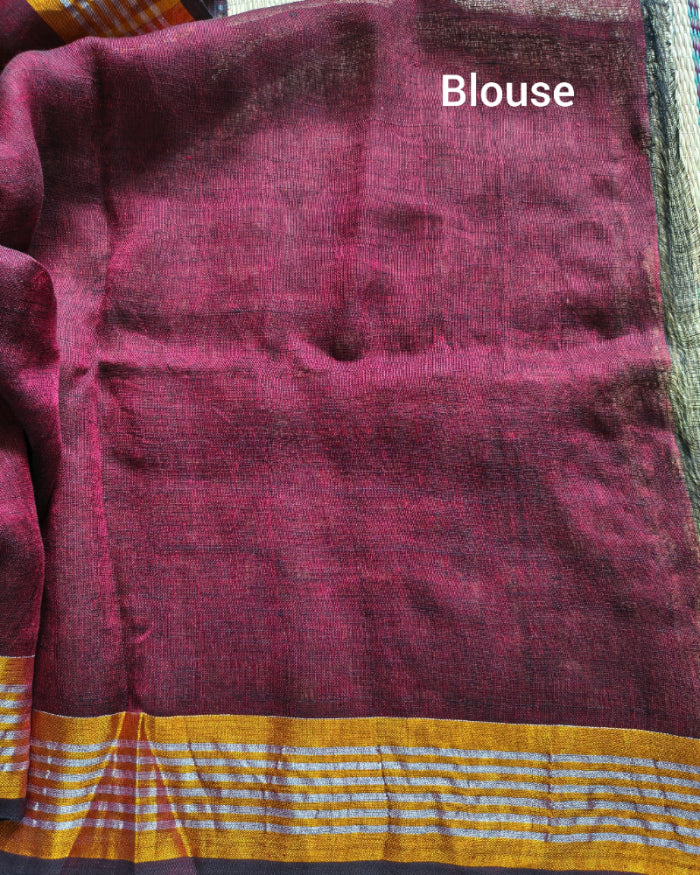 Wine Heritage Pure Linen Handloom