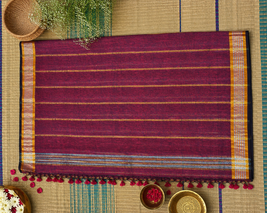 Wine Heritage Pure Linen Handloom