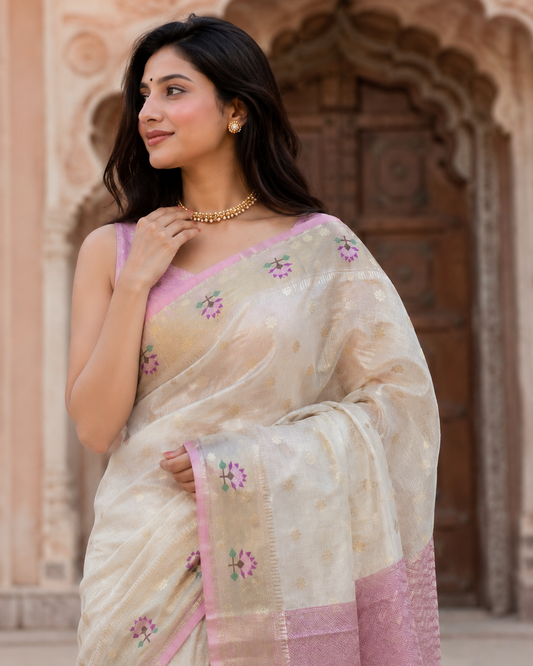 Lotus Kota Tissue Saree
