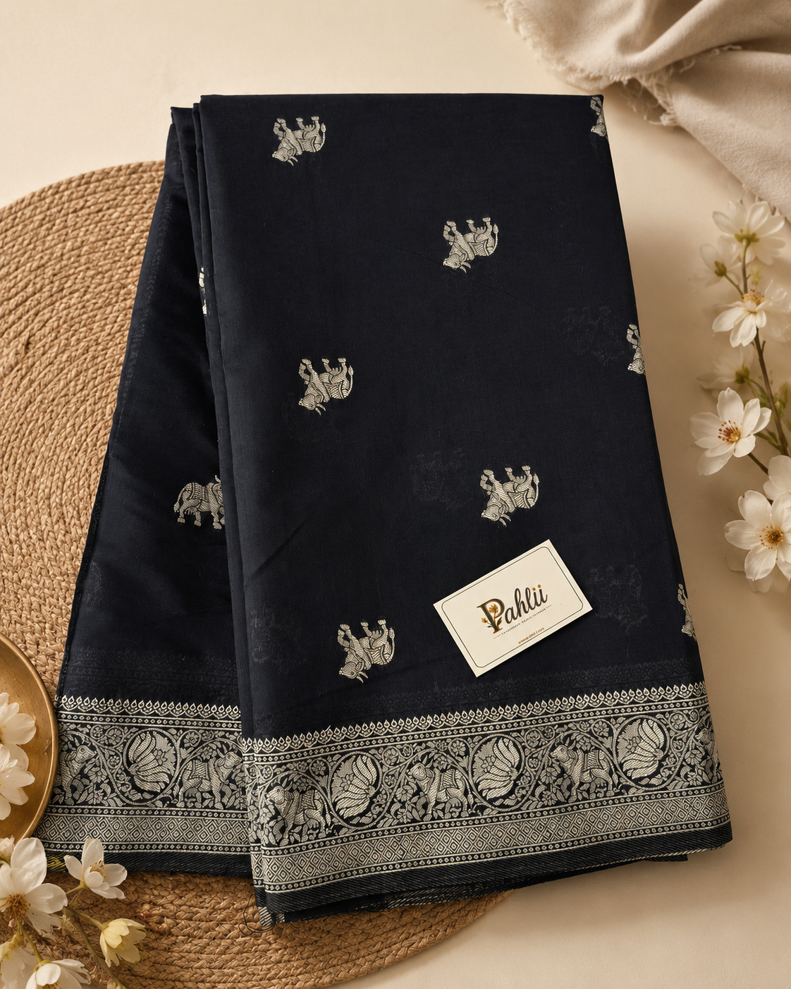 Black Traditional Banarasi
