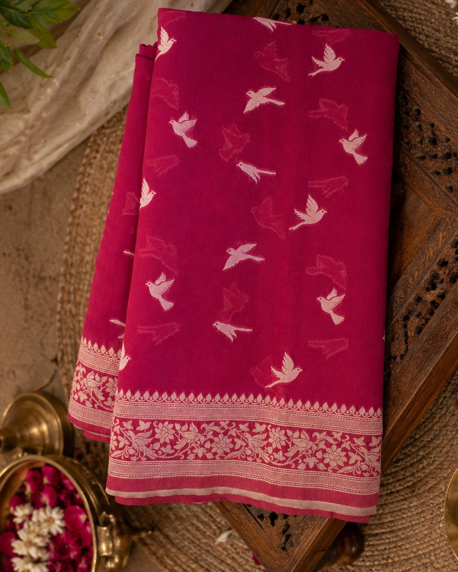 Majestic Pink Banarasi