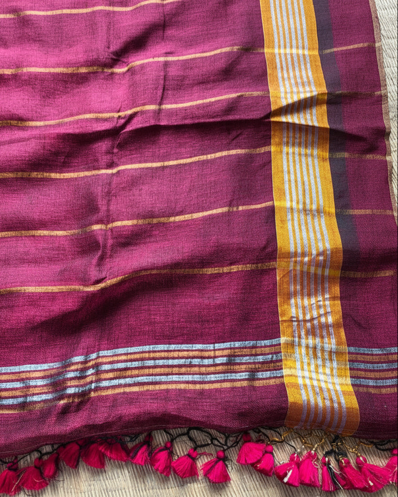Wine Heritage Pure Linen Handloom