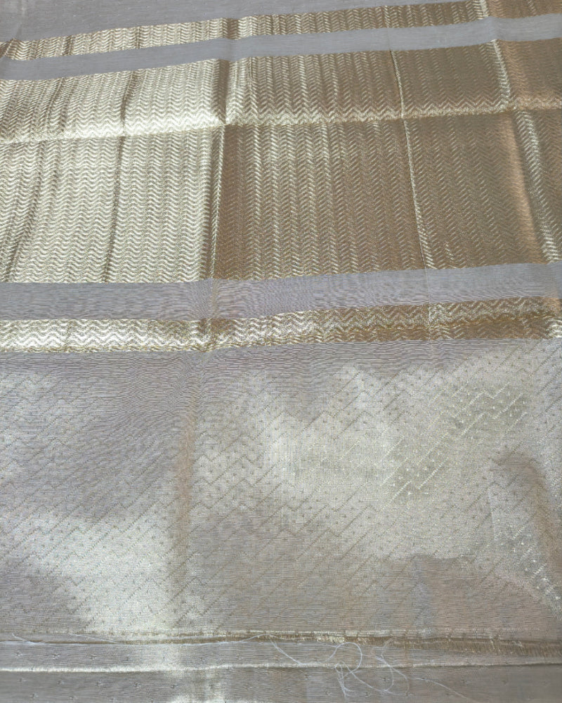 Gold Tissue Banarasi Saree