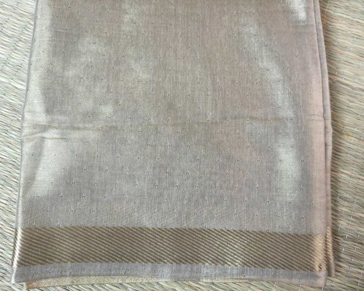 Gold Tissue Banarasi Saree