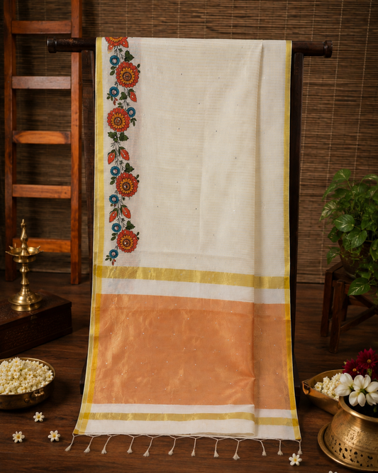 Maheshwari Floral Charm