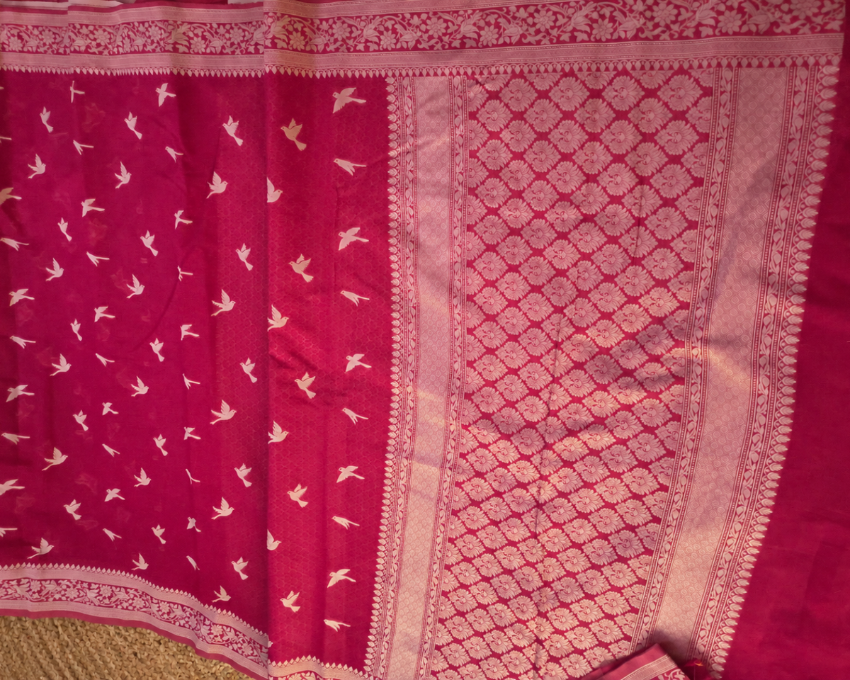 Majestic Pink Banarasi